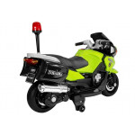 Elektrická motorka Policajná HZB118  - zelená